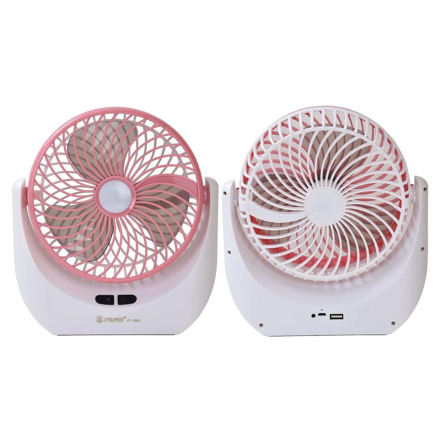Rechargeable Table Fan - Portable Desk Fan with Adjustable Speed and USB Charging
