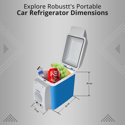 Car Fridge | 7.5 L Mini Car Fridge for Car | 12V | Dual Mode Temperature Control | Fast Cooling | No Noise | Portable Fridge For Travel