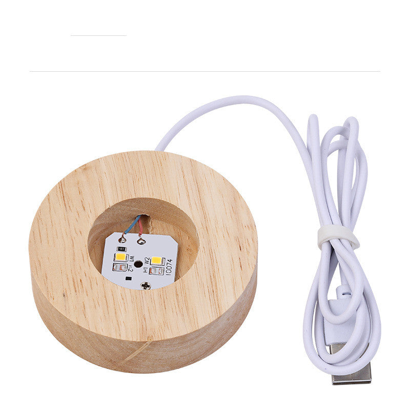 Galaxy Crystal Ball LED Night Light – 3D Laser Engraved Universe with Rotating Base
