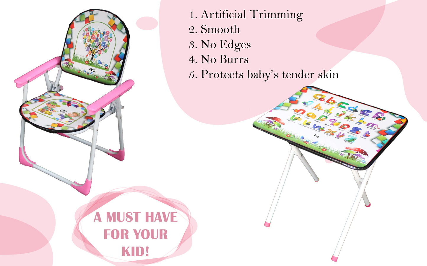 Shishu Kids Study Table and Chair Set